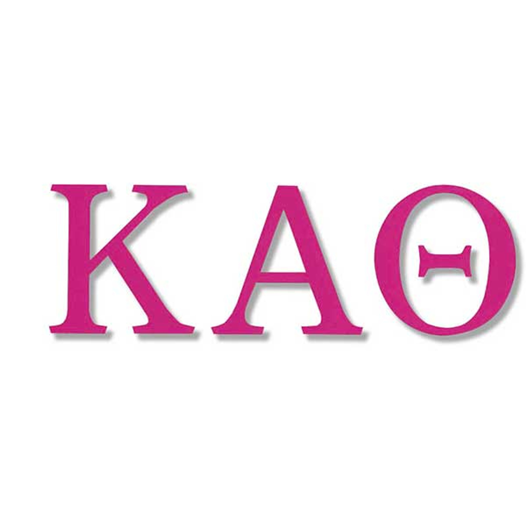 Competitief Gevoelig voor Alert Kappa Alpha Theta - Jumbo Sticker in Hot Pink