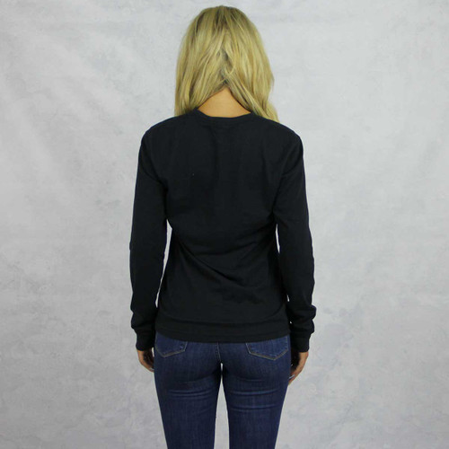 Delta Gamma Long Sleeve T-Shirt in Black Back
