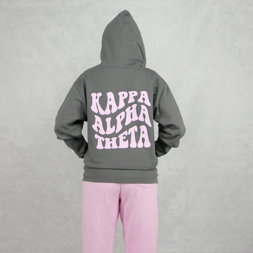 Kappa Alpha Theta Full Zip Sweatshirt Hoodie | Sorority Specialties