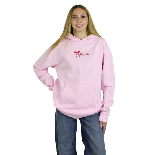 Kappa Kappa Gamma Pink Hoodie Front