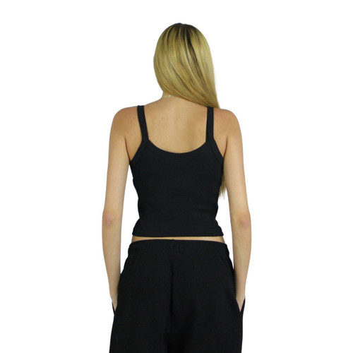 Alpha Chi Omega Cropped Tank in Black Back
