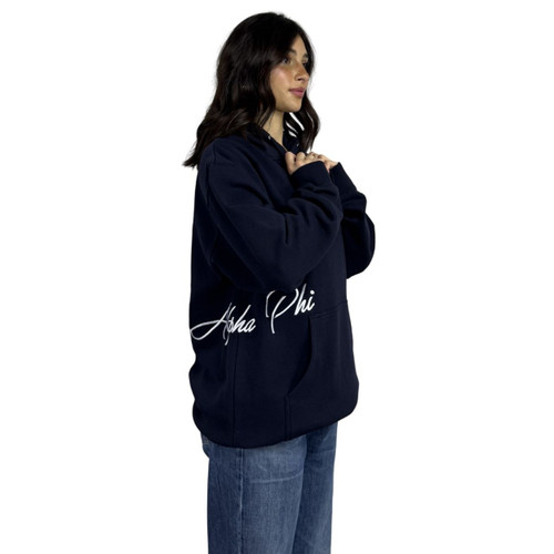 Alpha Phi Navy Hoodie