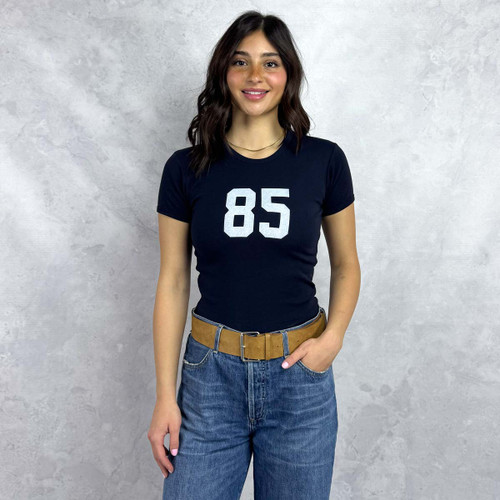Alpha Chi Omega Number Baby Tee
