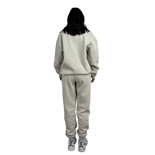 Delta Gamma Beige Printed Sorority Sweatpants back