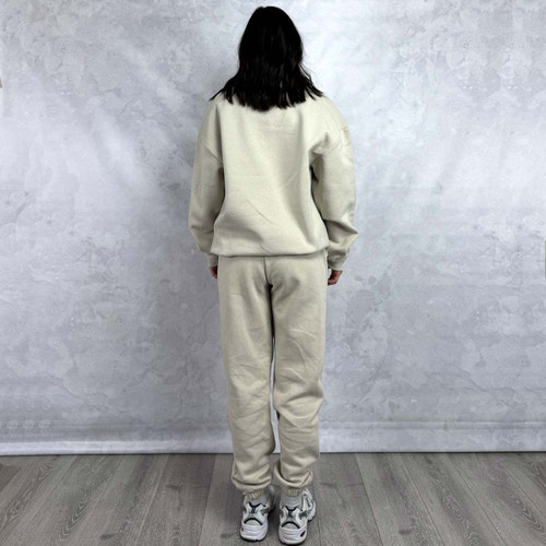 Kappa Kappa Gamma Beige Printed Sorority Sweatpants back