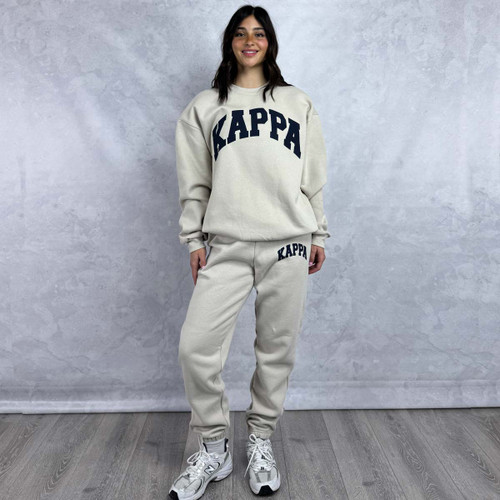 Kappa Kappa Gamma Sweatshirt Beige Printed Crewneck