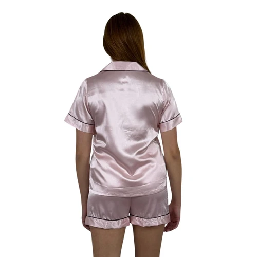 Alpha Chi Omega Pink Silky PJ's Back