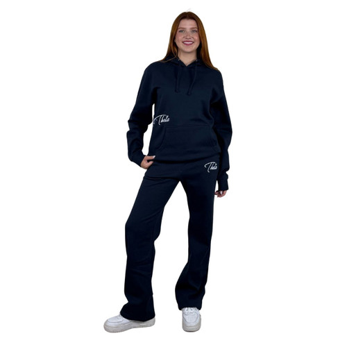 Kappa Alpha Theta Embroidered Hoodie in Navy Front