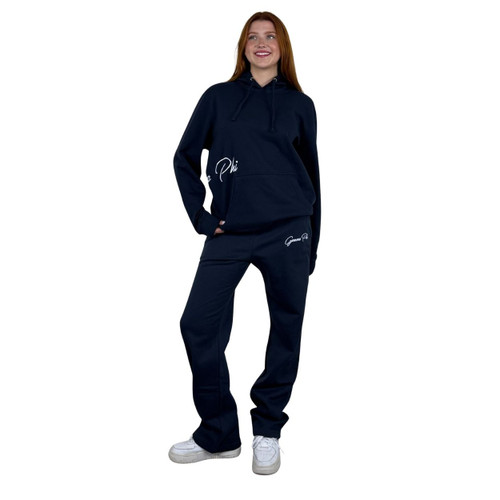 Gamma Phi Beta Sweatpants, Navy Embroidered Sorority Sweats