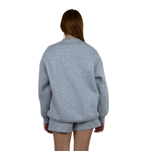 Kappa Alpha Theta shorts in grey with founding year Back