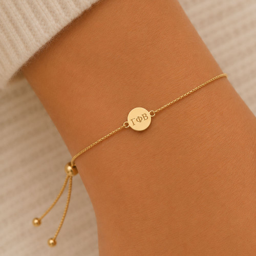 Gamma Phi Beta Gold Plated Bracelet 