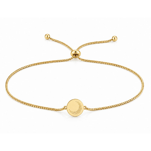 Gamma Phi Beta Gold Plated Bracelet Back