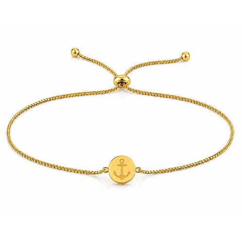 Delta Gamma Gold Plated Bracelet Back