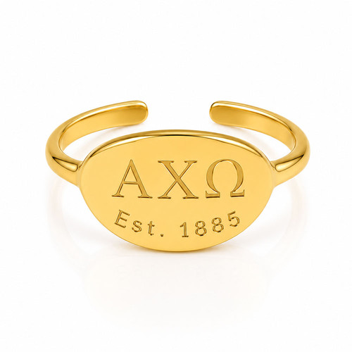 Alpha Chi Omega Gold Ring