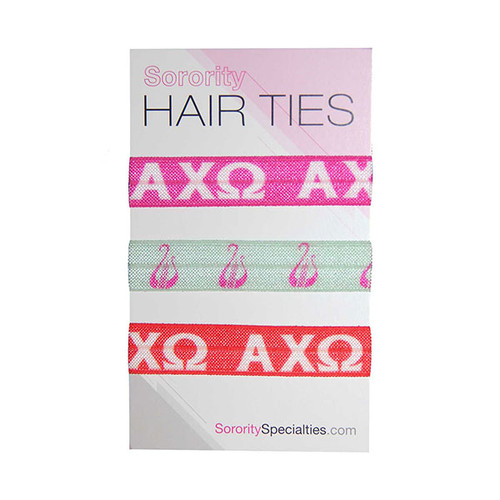 Alpha Chi Omega Hair Ties