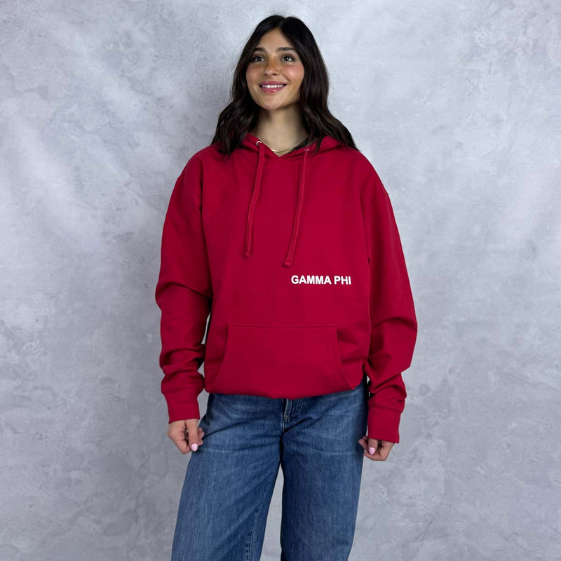Gamma Phi Beta Red Hoodie
