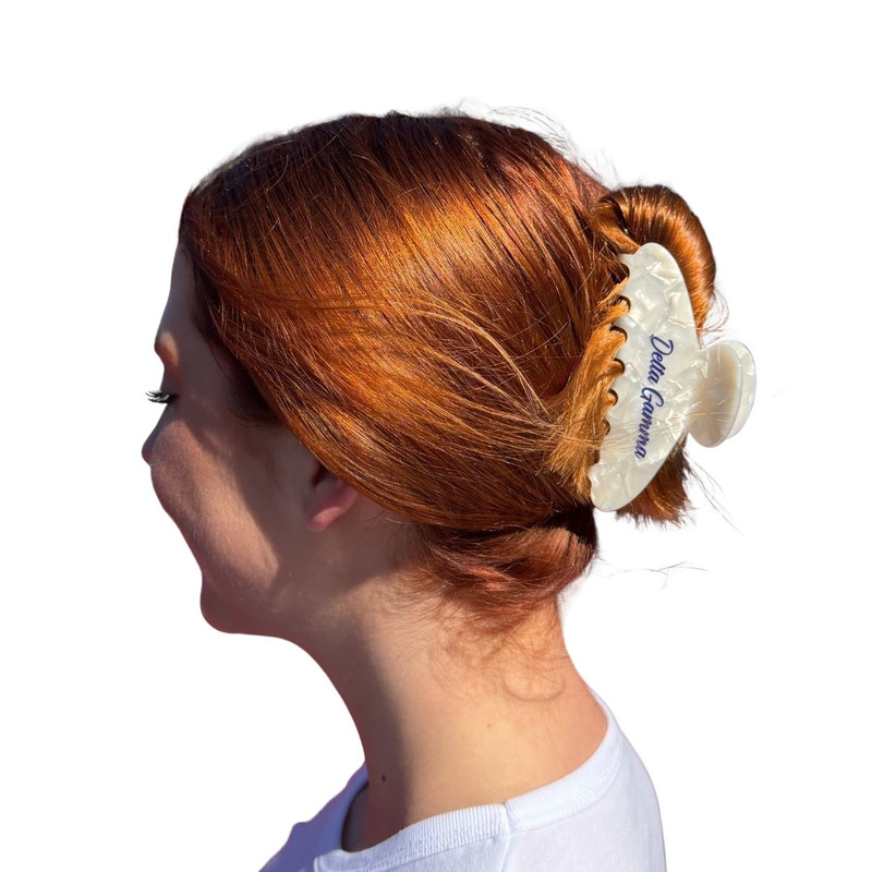 Delta Gamma Hair Claw Clip