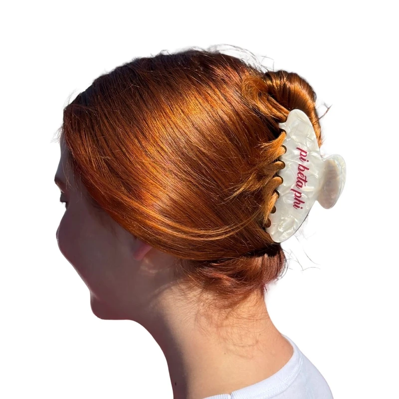Pi Beta Phi Hair Claw Clip