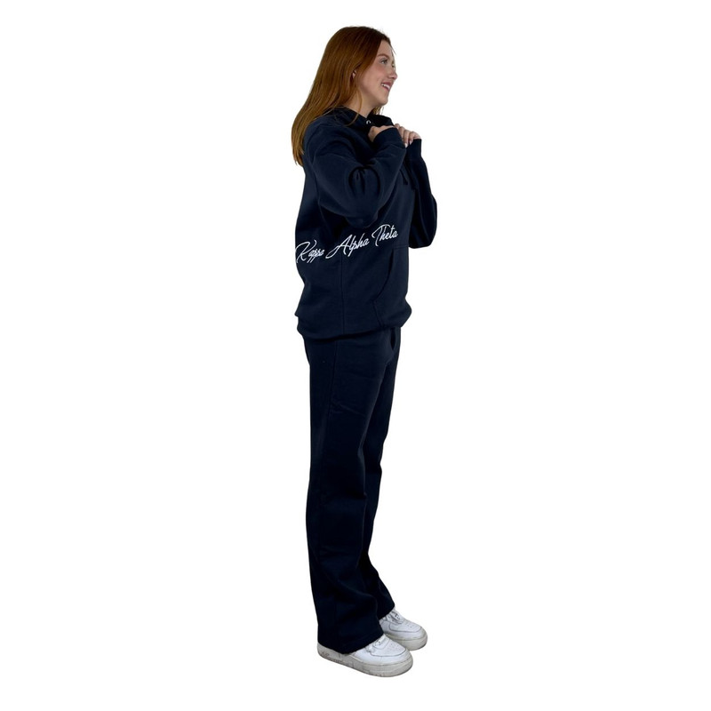 Kappa Alpha Theta Embroidered Hoodie in Navy