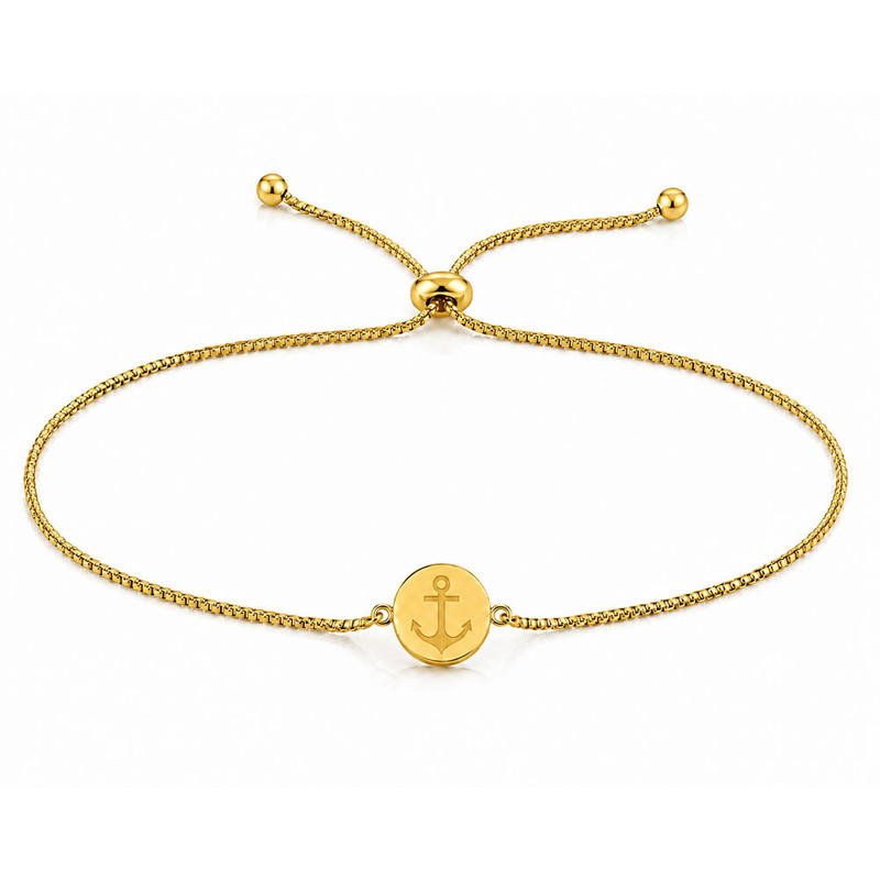 Delta Gamma Gold Plated Bracelet Back