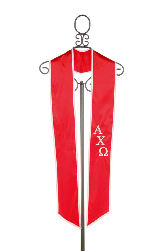 Alpha Chi Omega Satin Graduation Stole