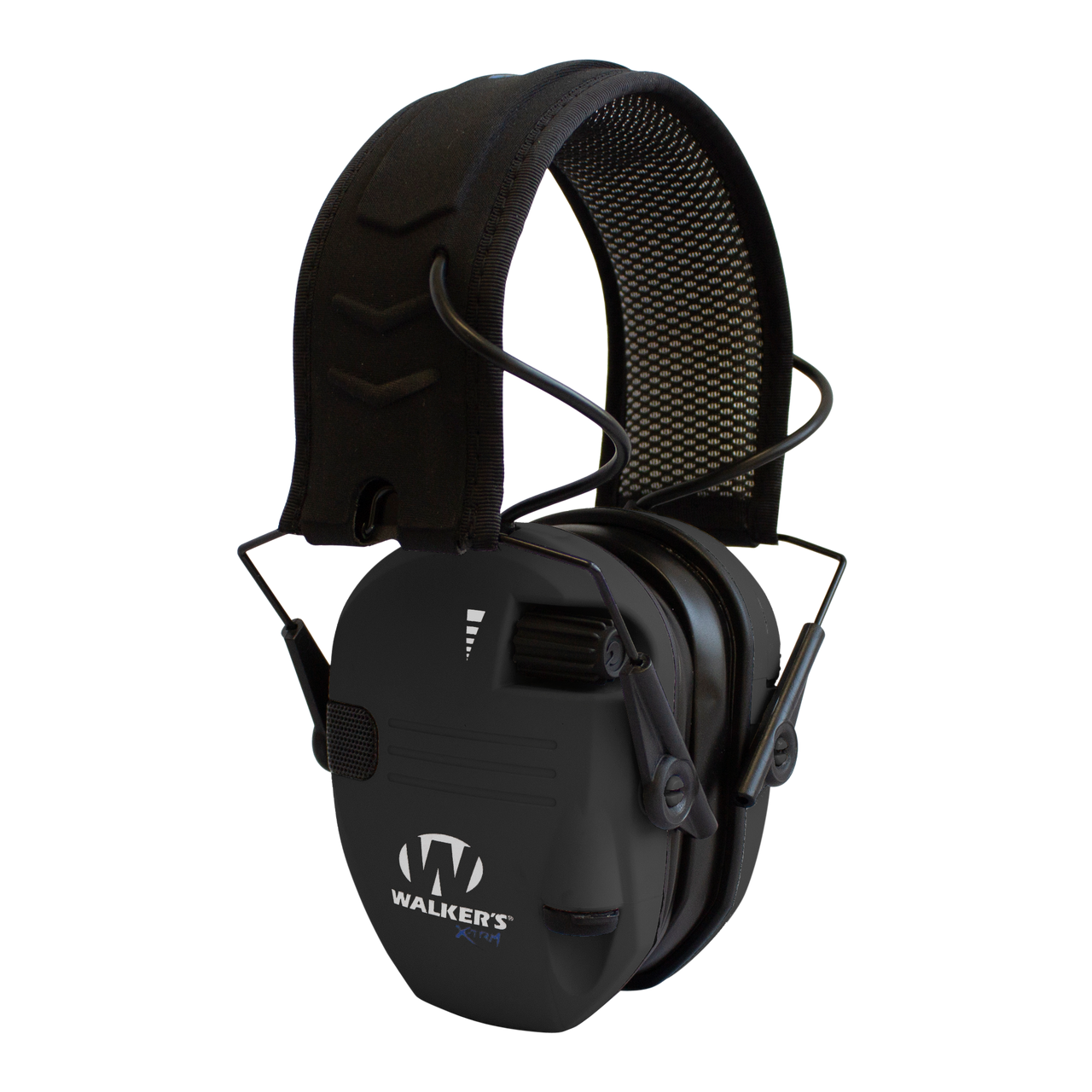 Walkers Razor X-TRM Electronic Polymer 23 dB Over the Head Black Ear Cups w/ Black