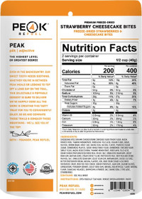 Strawberry Cheesecake Bites - Peak Refuel Back