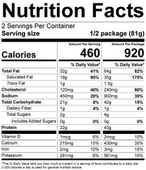 Chicken Pesto Pasta by Peak Refuel: Nutrition Facts