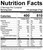 Peak Refuel  Beef Stroganoff Freeze-dried Meal Nutrition Facts