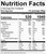  Beef Pasta Marinara freeze-dried meal by Peak Refuel nutrition facts