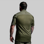 Born Primitive OP Top Pro Short Sleeve OD Green Back