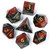 Bloodstone Gemstone Dice Set