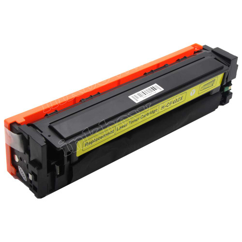 Compatible 201X Yellow (CF402X) High Yield Toner Cartridge for HP Printers