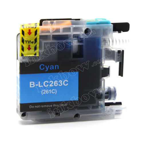 Compatible LC263C Cyan Ink Cartridge for Brother Printers