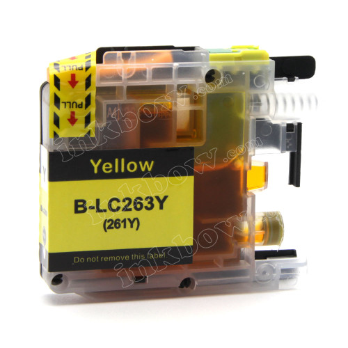 Compatible LC263Y Yellow Ink Cartridge for Brother Printers