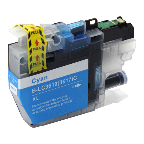 Compatible LC3619XL-C Cyan Ink Cartridge for Brother Printer (High Yield)