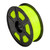 1.75mm Fluorescent Yellow Glow-in-the-Dark ABS Filament for 3D Printers