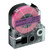 Compatible LK-3PBF Label Tape for Epson Printer (9mm Black on Fluorescent Pink)