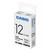 Original Casio EZ-Label XR-12WE1 Label Tape Cartridge (12mm Black on White) in Retail Packaging