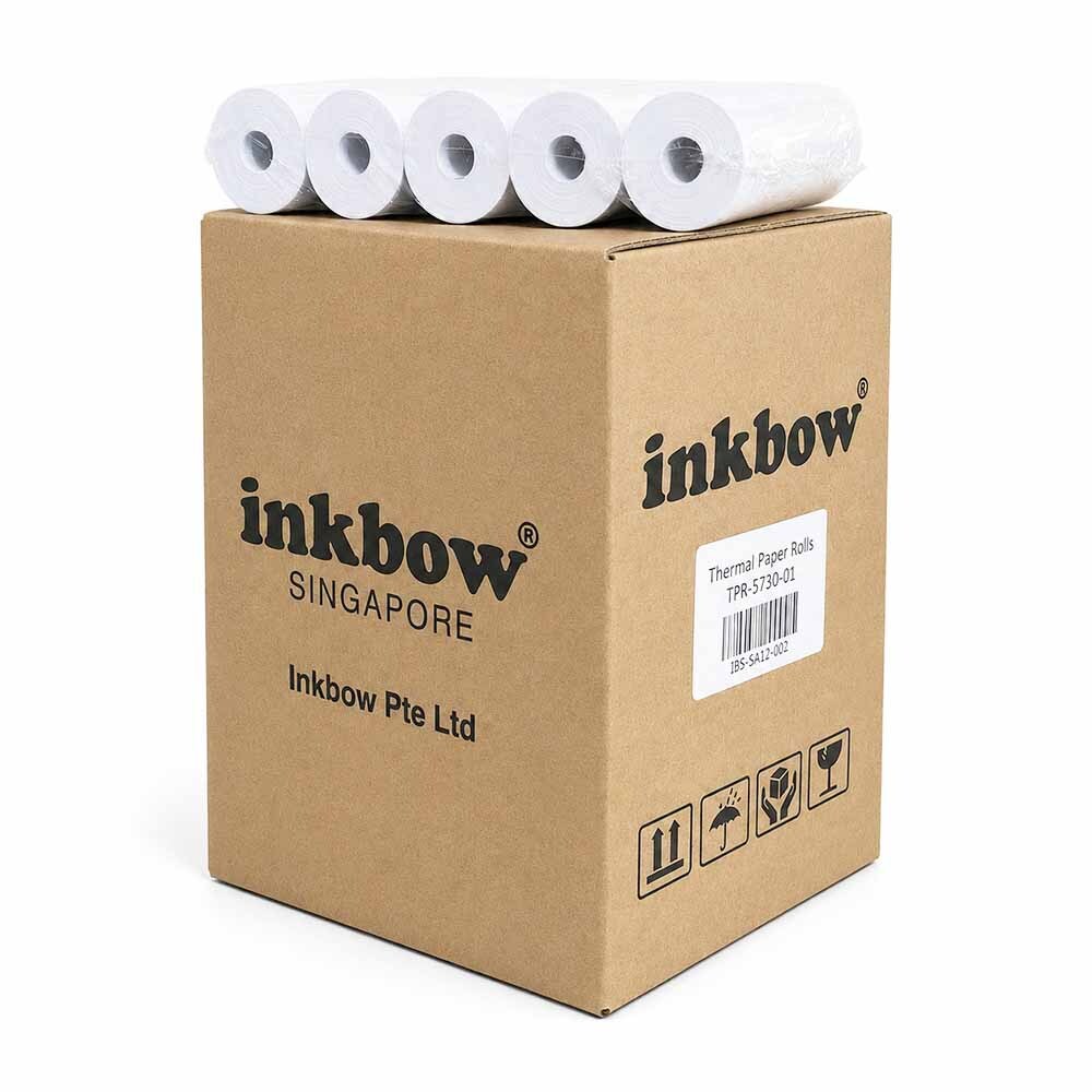 Premium Thermal Paper Rolls (Coreless): 57mm x 30mm 10-Roll Pack