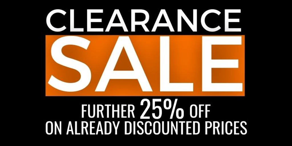 March Clearance Sale Has Begun!