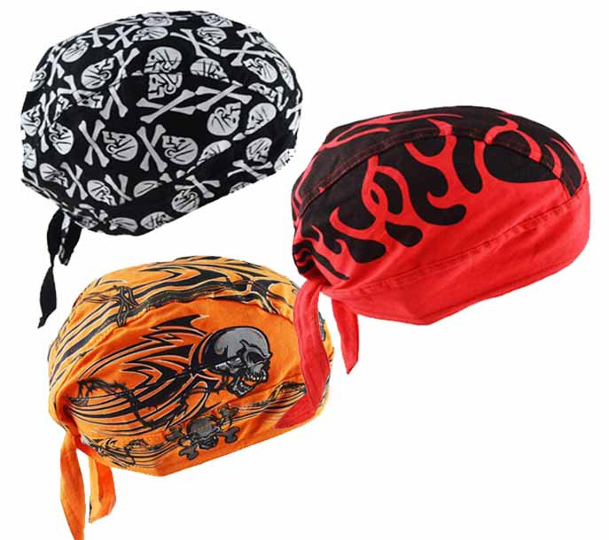 Cotton Durag Skull Cap