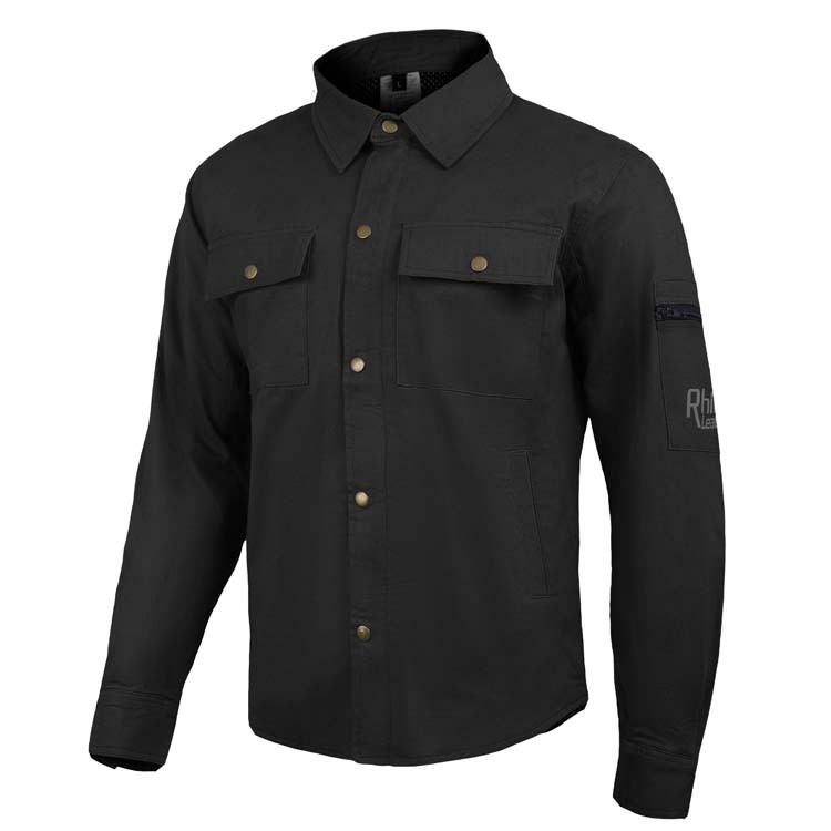 Vanguard Moto Shirt Protective Lining and CE armour included Black