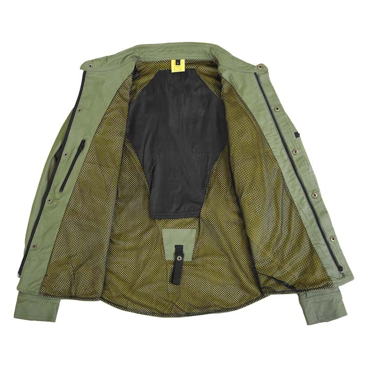 Vanguard Moto Shirt Protective Lining and CE armour included khaki