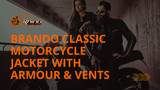 RHINOLEATHER PRODUCT SPOTLIGHT: Brando Classic Motorcycle Jacket with Armour & Vents