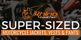  Super Sized Motorcycle Jackets, Vests & Pants 