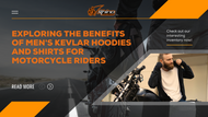 Exploring the Benefits of Men's Kevlar Hoodies and Shirts for Motorcycle Riders