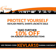 Protection Gear Sale - 10% Off All Aramid-Lined Clothing