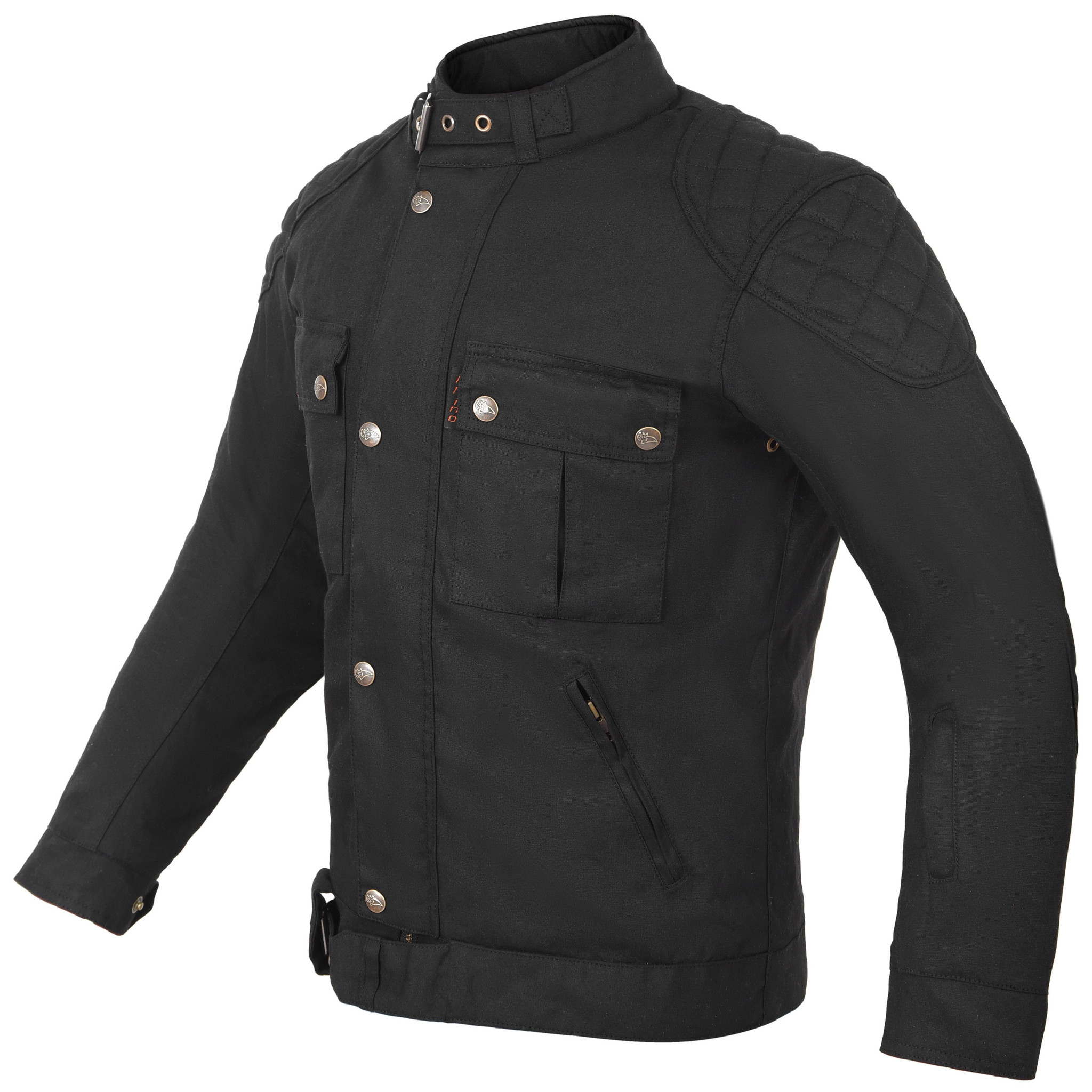 Waxed Cotton Motorcycle Jacket 