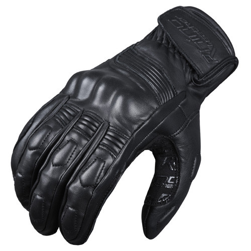 gray motorcycle gloves